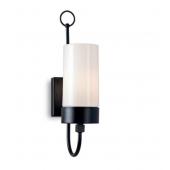 fekete rez lampa letisztult minimal design falikar hazfalra vizallo kulteri bauhaus artdeco loft sotet szinu tejuveg fenyes vilagitas moretti luce 3355.jpg